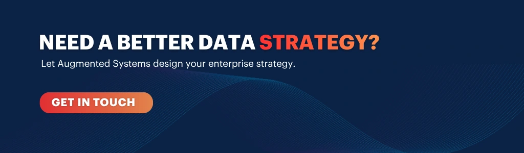 Call-to-action banner encouraging businesses to improve their enterprise data strategy with expert consulting services.