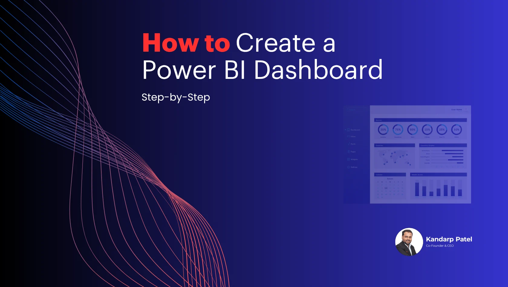 how to create a power bi dashboard